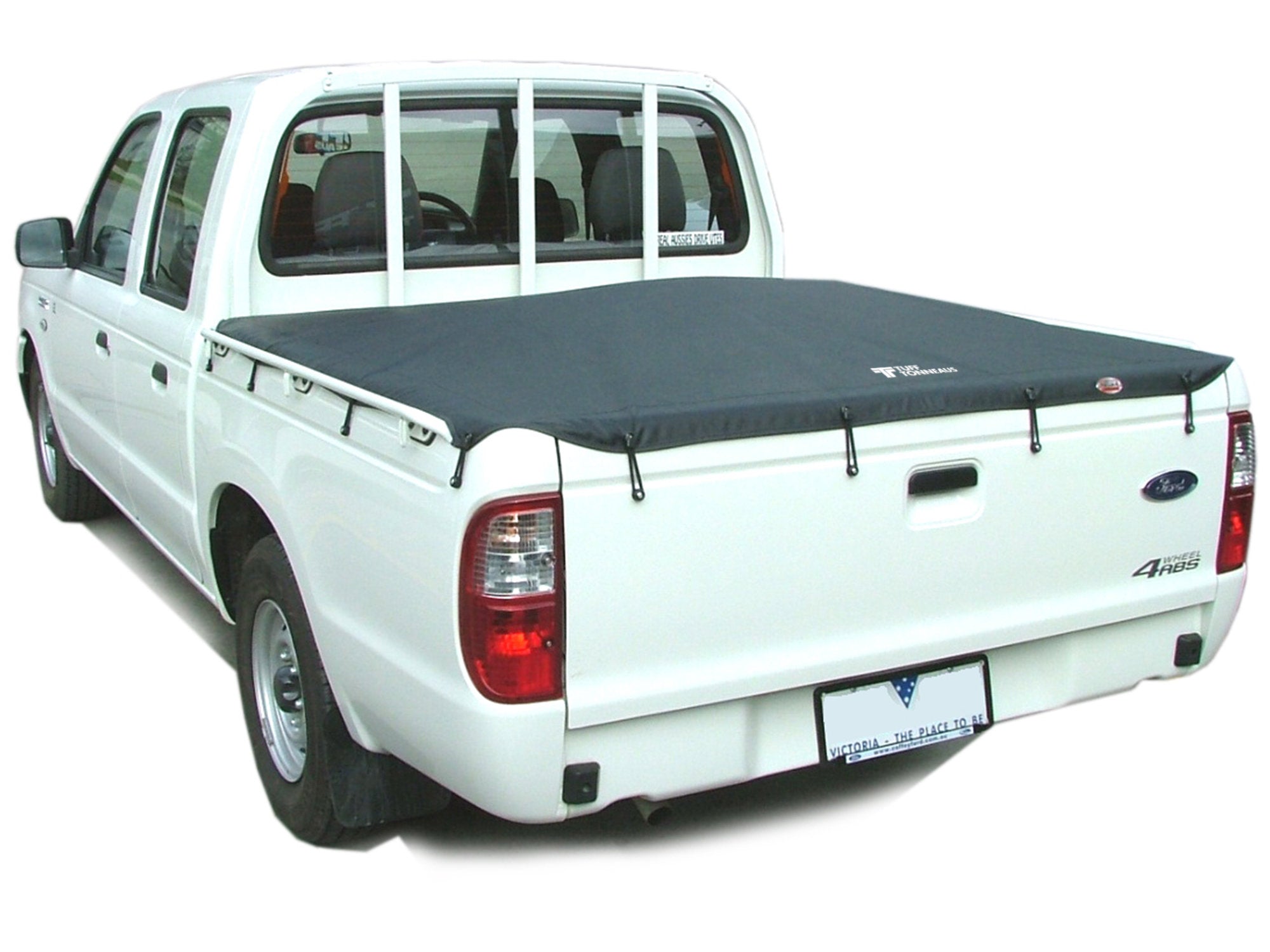 Ford Courier Dual Cab 1999 To 2006 With Headboard Bunji Ute Tonneau Co ...