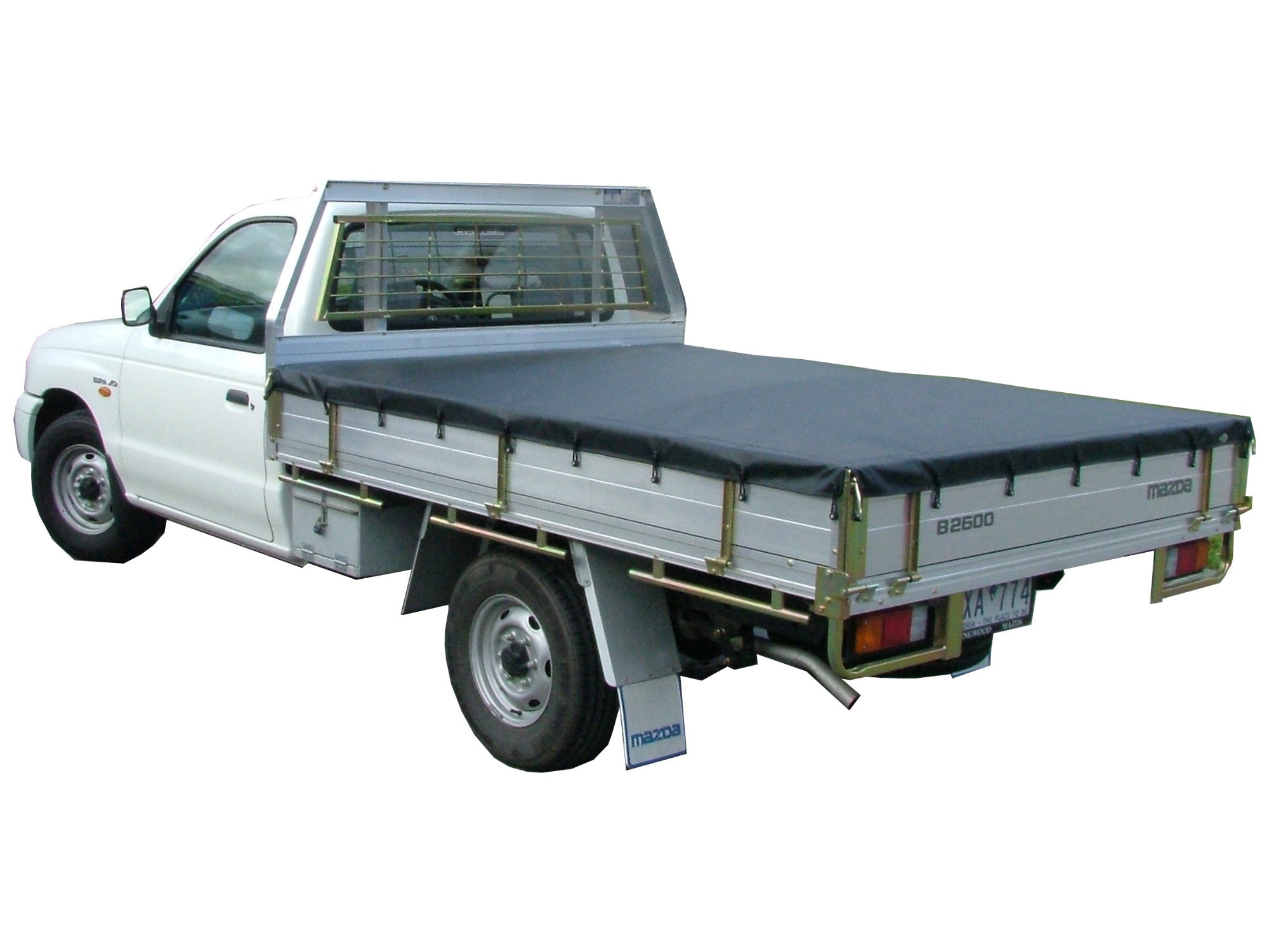 Bunji Tray Tonneau Cover To Suit 2485X1805 Flexiglass Ute Tray (Measur ...